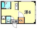 シャトー篠原台の間取り画像