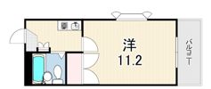 フローラ鈴蘭台北町の間取り画像