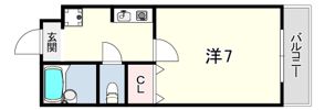 ポコアポコ明石本町アネックスの間取り画像