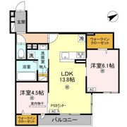 LA MAISON林崎の間取り画像