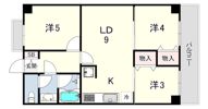 ライオンズマンション西明石の間取り画像