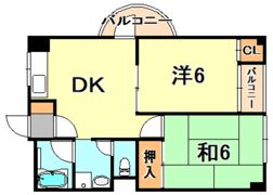 山手ビル・マンションの間取り画像