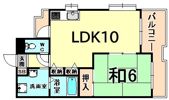 メゾンドール稲野の間取り画像