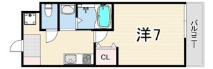 AILE南塚口5の間取り画像