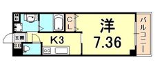 メヌエットKの間取り画像