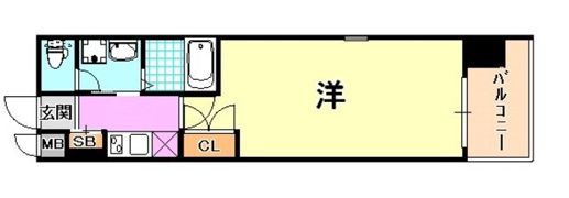 エスライズ新神戸の間取り画像