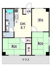 パレス和坂の間取り画像