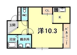 ハピネスの間取り画像
