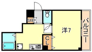 Sキューブ ほんまちの間取り画像