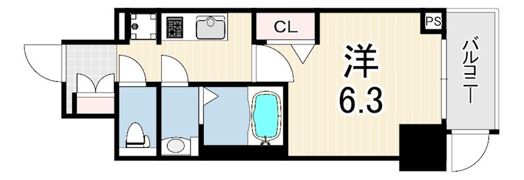 CREST TAPP DITA 神戸西パークフロントの間取り画像