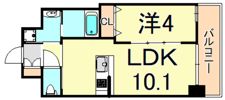 リエール武庫之荘の間取り画像