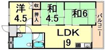 サンハイツホリウチの間取り画像