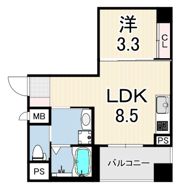 E-BONHEUR尼崎の間取り画像