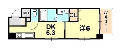 ラウル甲子園口の間取り画像