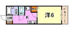 イーストハイツ甲南の間取り画像