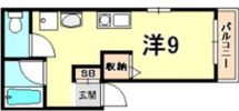 ポラリス芦屋の間取り画像