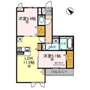 D-ROOM 五反田の間取り画像