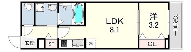 ココングランジュール西宮室川町の間取り画像