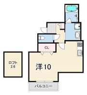 カサ苦楽園の間取り画像