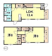 バラード夙川1の間取り画像