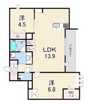 ベル アントレ 西宮の間取り画像