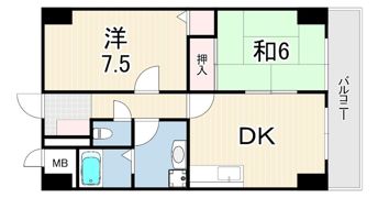 グランディールの間取り画像