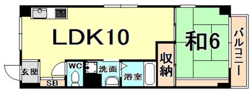 バレル甲子園の間取り画像