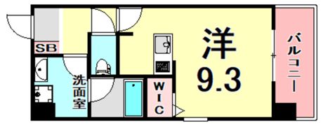 LE CINQ 尼崎東の間取り画像