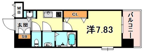 LUXE東灘の間取り画像