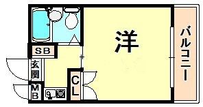 サンプラザ尼崎18の間取り画像