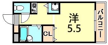 ダイドーメゾン西宮北口13の間取り画像