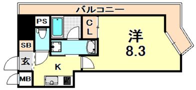 SOLCEREJEIRA西宮の間取り画像