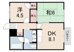 コスモスクエアの間取り画像