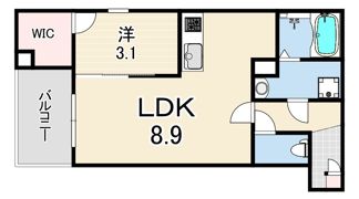 ジーメゾン西二見リュクスの間取り画像