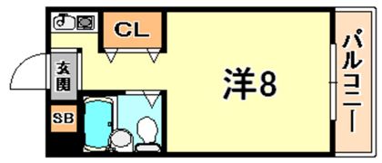 ルーブル西灘の間取り画像