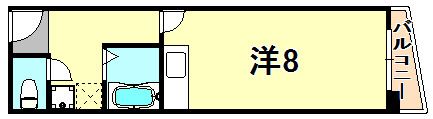 甲南メゾン三宮の間取り画像