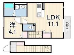 ブリームコート西宮北口の間取り画像