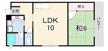 ラフォーレ塚口の間取り画像