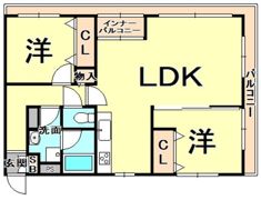 メゾン上甲東園の間取り画像