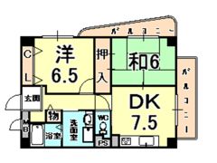 フローラル御影の間取り画像