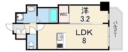 スワンズシティ神戸湊川 2の間取り画像