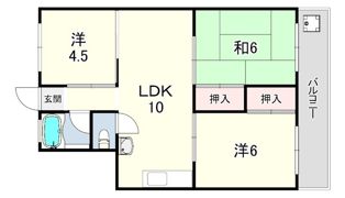 サンハイツ山口の間取り画像