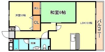 オークヒルズ山口の間取り画像