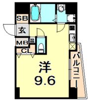 WILLDO三宮イーストの間取り画像