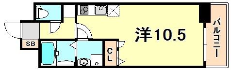 WILLDO三宮イーストの間取り画像