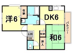 レバント夙川の間取り画像