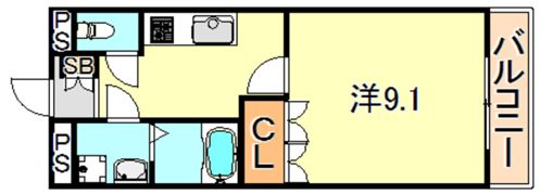 パレスシーサイドの間取り画像