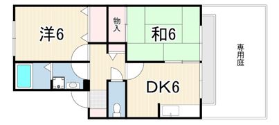 レバント夙川の間取り画像