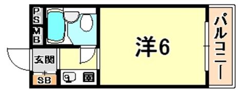 ダイドーメゾン六甲の間取り画像