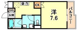 シャンブル仁左衛門の間取り画像